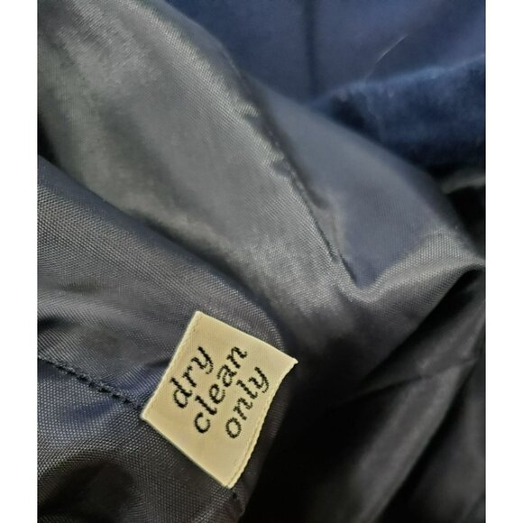 Vintage Pendleton Wool High-Waisted Trousers, Navy Blue, 32" waist, front zip - Picture 6 of 6